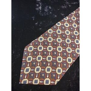 J Riggings Hunting Horn Mens Neck Tie Red White Blue Floral
